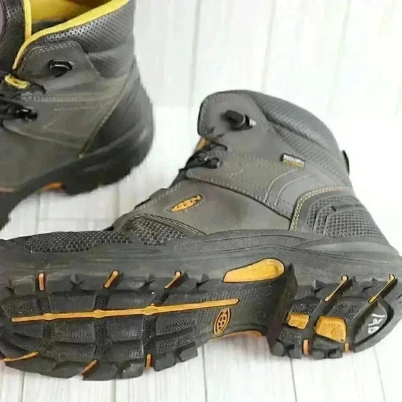 KEEN Utility Size 15D Portland Waterproof Carbon Toe Work Boots for Men main image 12